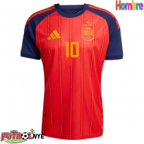 Camiseta España Dani Olmo #10 Primera Equipación Mundial 2026 manga corta